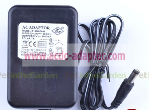 NEW 12V DC 1000mA FLH480608 Battery Charger AC Adapter For Kids Electric Ride